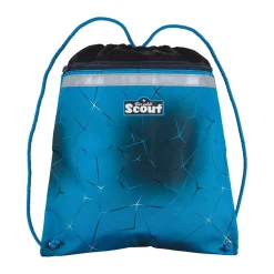 Scout Alpha Exklusiv Safety Light - POLAR BLUE - Schulranzen-Set 5-teilig