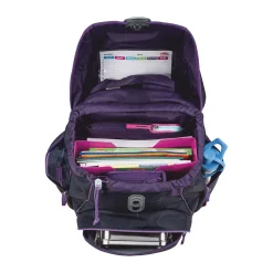 Scout Alpha Exklusiv Safety Light - SPOOKY STARLIGHT - Schulranzen-Set 5-teilig