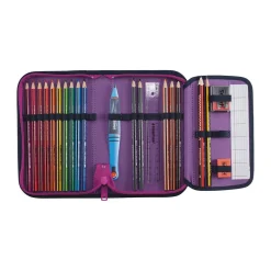 Scout Alpha Set Movie Star - PINK PIXEL - Schulranzen-Set 5-teilig