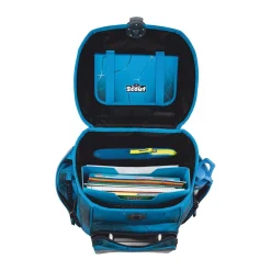 Scout Genius Exklusiv Safety Light - POLAR BLUE - Schulranzen-Set 5-teilig
