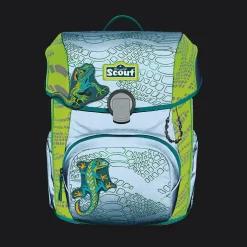 Scout Neo Exklusiv Superflash Extreme - LIZARD - Schulranzen-Set 4-teilig