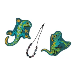 Scout Neo Exklusiv Superflash Extreme - LIZARD - Schulranzen-Set 4-teilig