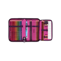 Scout Schulranzen Alpha Safety Light - DIAMOND PRINCESS - Set 4-tlg.