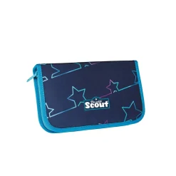 Scout Schulranzen Genius - BLUE STAR - Set 4-tlg.