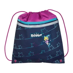 Scout Schulranzen Genius - BLUE STAR - Set 4-tlg.
