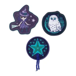 Scout Schulranzen Sunny II Superflash - PURPLE MAGIC - Set 4-tlg.