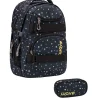Wave Rucksack Set 2-tlg. Infinity - BLACK AND YELLOW DOTS