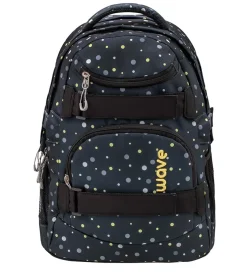 Wave Rucksack Set 2-tlg. Infinity - BLACK AND YELLOW DOTS