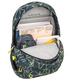 Wave Rucksack Set 2-tlg. Infinity - STRIPES GREEN