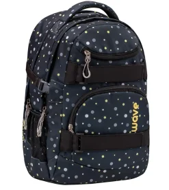 Wave Rucksack Set 2-tlg. Infinity - BLACK AND YELLOW DOTS