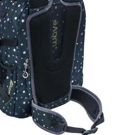 Wave Rucksack Set 2-tlg. Infinity - BLACK AND YELLOW DOTS